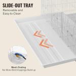 Stackable 30-Inch Bird Cage for Small Pets