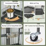 ZENY 68-Inch Heavy-Duty Parrot Birdcage