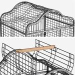 Large Open Play Top Bird Cage with Wheels