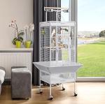 Yaheetech Large Wrought Iron Bird Cage with Stand
