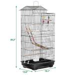 Large 39-Inch Bird Cage for Parrots and Budgies