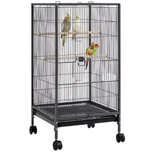 Yaheetech 40 Inch Open-Top Bird Cage with Stand