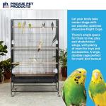 X-Large Wrought Iron Flight Cage for Pets