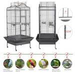 Large Open Play Top Bird Cage with Wheels