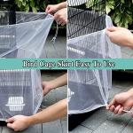 Adjustable Bird Cage Cover Skirt for Parrots