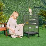 Yaheetech 40 Inch Open-Top Bird Cage with Stand
