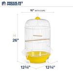 Yellow Round Bird Cage by Prevue Hendryx