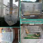 Adjustable Bird Cage Cover Skirt for Parrots