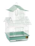 Prevue Hendryx Shanghai Parakeet Cage - Green/White