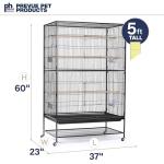 X-Large Wrought Iron Flight Cage for Pets
