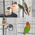 Yaheetech 40 Inch Open-Top Bird Cage with Stand