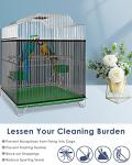 Bird Cage Seed Catcher with Adjustable Skirts