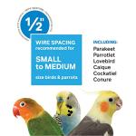 Clear View Glass Bird Cage for Small Birds