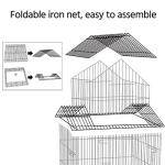 Yaheetech 55-Inch Rolling Parrot Cage with Stand