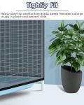 Bird Cage Seed Catcher with Adjustable Skirts