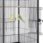 Yaheetech 40 Inch Open-Top Bird Cage with Stand