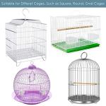 Bird Cage Seed Catcher with Adjustable Skirts