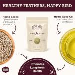Organic Hemp Hearts for Birds – Reduces Plucking