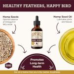 Hemp Oil for Birds – 2 Ounces