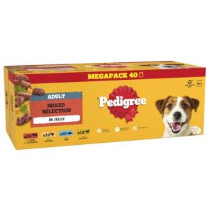 PEDIGREE Mixed Selection Dog Food Pouches Mega Pack