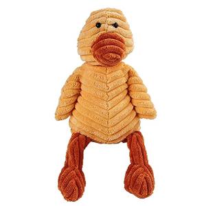 Squeaky Plush Duck Toy for Small Dogs