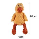 Squeaky Plush Duck Toy for Small Dogs