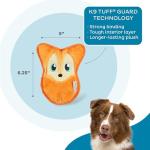 Outward Hound Tough Plush Fox Squeaky Toy