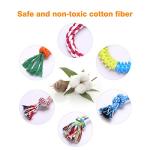 Wefine 10-Piece Natural Cotton Puppy Chew Toys