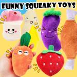 Speedy Panther 6-Pack Squeaky Dog Plush Toys