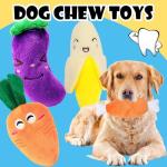 Speedy Panther 6-Pack Squeaky Dog Plush Toys