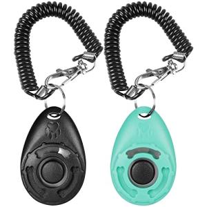 Diyife 2-Pack Dog Training Clickers with Straps
