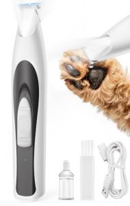 Oneisall Low Noise Dog Paw Trimmer with Light