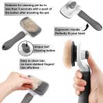 Self-Cleaning Dog and Cat Grooming Brush