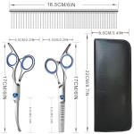 4-in-1 Dog Grooming Scissors Set with Case