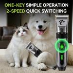 Cordless Dog Clippers with Low Noise Grooming Kit