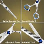 4-in-1 Dog Grooming Scissors Set with Case