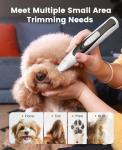 Oneisall Low Noise Dog Paw Trimmer with Light