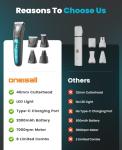 4-in-1 Pet Grooming Kit with LED Light