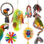 6 Pack Parrot Foraging Chew Toys