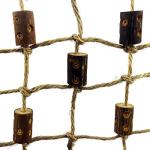 Natural Rope Climbing Wall for Birds 27 x 24cm