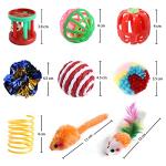 20-Piece Indoor Cat Toy Set with Tunnel