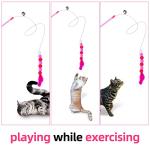 Cobee Interactive Cat Toy with Bell and Pom-pom