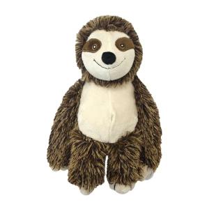 Bark Buddies Sloth Squeaky Plush Dog Toy