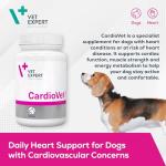 Heart Health Supplement for Dogs - 90 Capsules