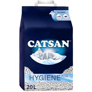 CATSAN Hygiene Plus Non-Clumping Cat Litter 20L