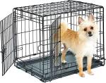 Double Door Dog Crate for Small Breeds