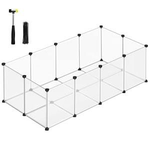SONGMICS Indoor Pet Playpen for Small Animals