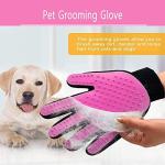 Pet Grooming Glove and Deshedding Brush Mitt