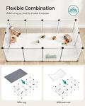SONGMICS Indoor Pet Playpen for Small Animals