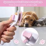 Self-Cleaning Pet Brush for Dogs and Cats